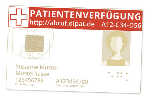 Aufkleber Versichertenkarte Aufkleber Versichertenkarte